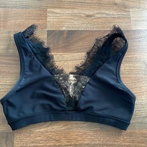 The best brand. Lash lace. Pole dance sports bra. Medium. Black.